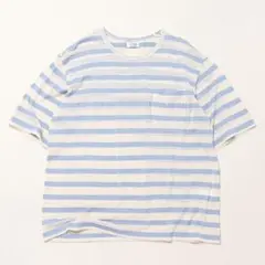 MAATEE&SONS 26ss BORDER POCKET TEE ブルー - メルカリ