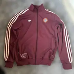 adidas バーガンディ ジャージ
