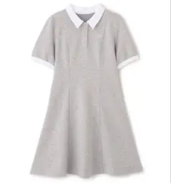 JILL by JILLSTUART ポロ衿カットソーワンピース グレー