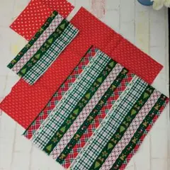 クリスマス 生地 はぎれセット　布　パッチワーク　ハンドメイド　素材　まとめ買い