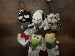 ハイキュー!!×サンリオキャラクターズ　ぬいぐるみ　マスコット　6種セット