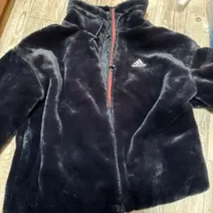 adidas フリースジャケット 黒
