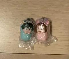 ヒロアカ ガチャガチャ 緑谷出久&麗日お茶子