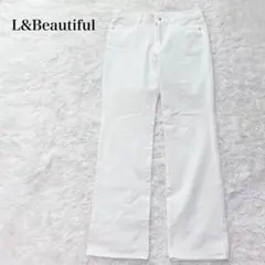 エルアンドビューティフル ストレートパンツ デニム ゆったり 大きいサイズ ラフのサムネイル