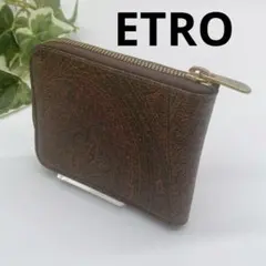 ETRO ペイズリー柄 二つ折り財布 コ字ファスナーのサムネイル