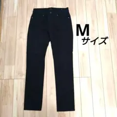 ルートスリー スキニー ストレッチデニム チノパン パンツ デニム 黒 Mのサムネイル