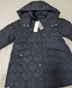 ジャカディ ハートモチーフキルティング中綿コート