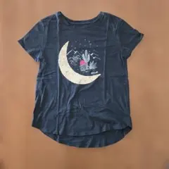 GAPキッズ 半袖Tシャツ スパンコール 三日月 サボテン