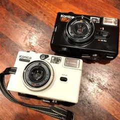 完動品◇美品【昭和レトロ◇超希少カラーのブルー】エモい写り◇Konica