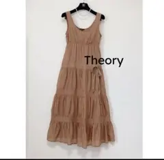 Theory ブラウン キャミワンピース