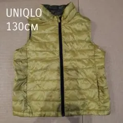 UNIQLO KIDS ダウンベスト イエロー 130cm