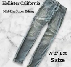 Hollister デニムパンツ スーパースキニー レディース ジーンズ 細身