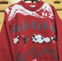 SNOWY PEAK ピュアウール100% ニット　古着　ニュージーランド