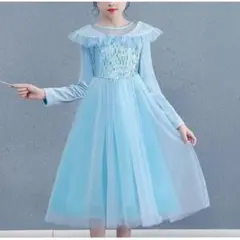 ▼新品 ドレス 衣装 アナと雪の女王 アナ雪 エルサ ディズニー プリンセス0