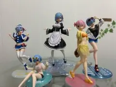 Re:ゼロから始める異世界生活 フィギュア 5体セット