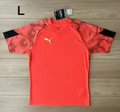 【新品】PUMA プーマ 蛍光 速乾 Tシャツ オレンジ 赤 Ｌ