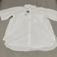 GU ホワイト 半袖シャツ Sサイズ