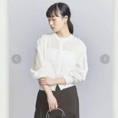 25SS ガリャルダガランテ Vノーカラーブラウス 美品 - メルカリ