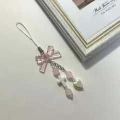 ビーズキーホルダー韓国 ビーズキーホルダー キーホルダー チャーム ストラップ