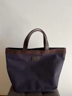 美品　folna ネイビー トートバッグ　日本製