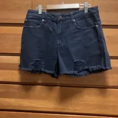 spick&span 紺ダメージショートパンツ スピックアンドスパン M