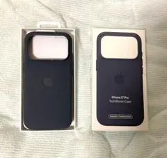 純正 iphone17pro ウーブンテックケース ネイビー