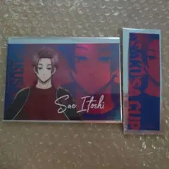 ブルーロック 花やしき ポストカード しおり 糸師冴