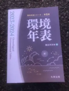 環境年表 2023-2024