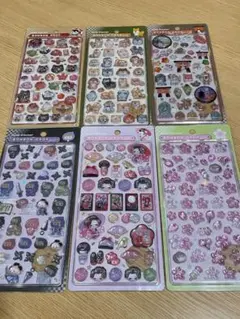 ボンボンドロップシール 和柄 正規品 6種類 まとめ売り 犬 忍者 など