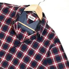 【極美品】HILFIGER DENIM チェックシャツ XL 綿100% 長袖のサムネイル