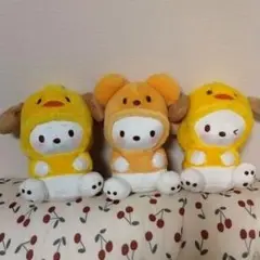 サンリオ ポチャッコ おともだち着ぐるみぬいぐるみ  3点セット