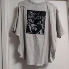 ビックシルエット Tシャツ devirock グレージュ150cmバックプリント