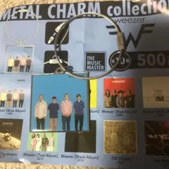 weezer メタルチャームコレクション　ブルーアルバム