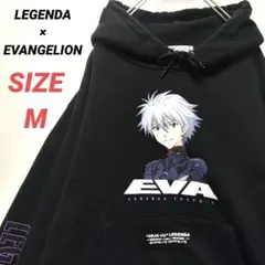LEGENDA×EVANGELION　レジェンダ　コラボパーカー　渚カヲル　黒のサムネイル