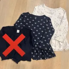 Laulea☺︎ 様　BabyGAP ネイビーハート柄T白ユニコーン柄T2点セット