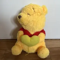 くまのプーさん ハートクッション 抱きぬいぐるみ 30cm 美品