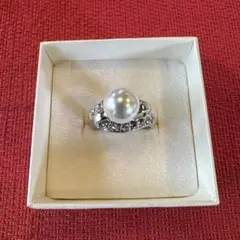 フォーマル✨本真珠 淡水真珠リング エジソンパール パールリング 結婚 