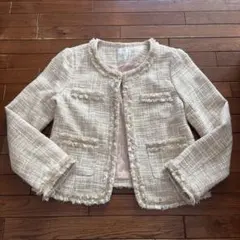 AG by aqua girl ツイード　ノーカラージャケット