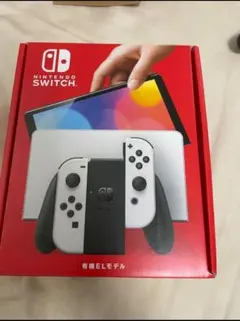 Nintendo Switch(有機ELモデル)ホワイト【美品】ソフトおまけつき