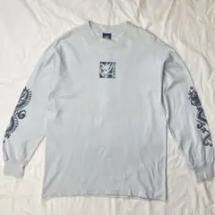 Stussy ステューシー ドラゴン 龍 袖プリントロンT Tシャツ S old