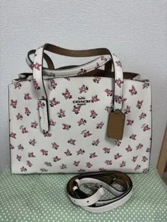 COACH 2wayキャリーオール トートバッグ（フローラル）　袋付き