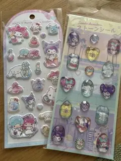 サンリオ　ストーンシール　ジュエルマシュマロステッカーズ　セット