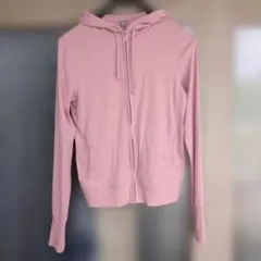 UNIQLO ピンク フード付きパーカー Mサイズ