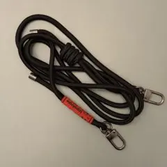 topologie トポロジー 6.0mm ロープ スマホストラップ ブラック