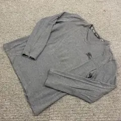 【BURBERRY BLACK LABEL】 ニット　グレー　L