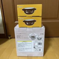 me様用　ミニーティーポット　プーさんグラタン皿2つ　セット