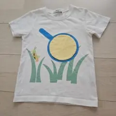 ACOBA キッズ Tシャツ 虫めがねプリント　虫　昆虫のサムネイル