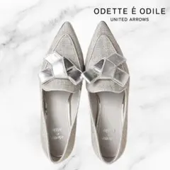 未使用品 ODETTE E ODILE WEB限定カラー リボンローファー