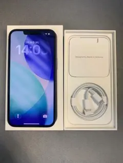 美品　国内版　SIMフリー　iPhone14 128GB ミッドライト色