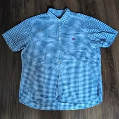 BURBERRY BLACK LABELギンガムチェック 半袖シャツ ４　美品
